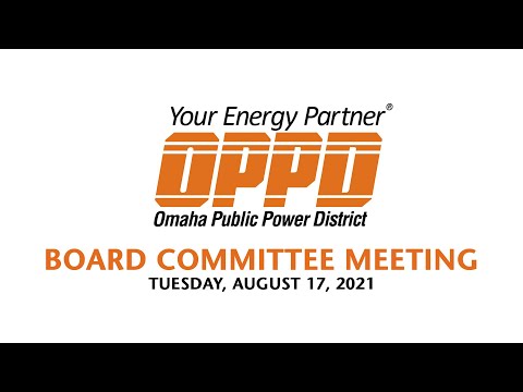 2021 OPPD August Committee Meeting