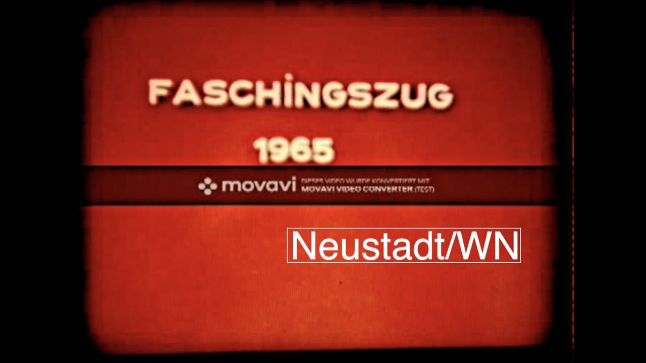 Fasching Neustadt/WN 1965