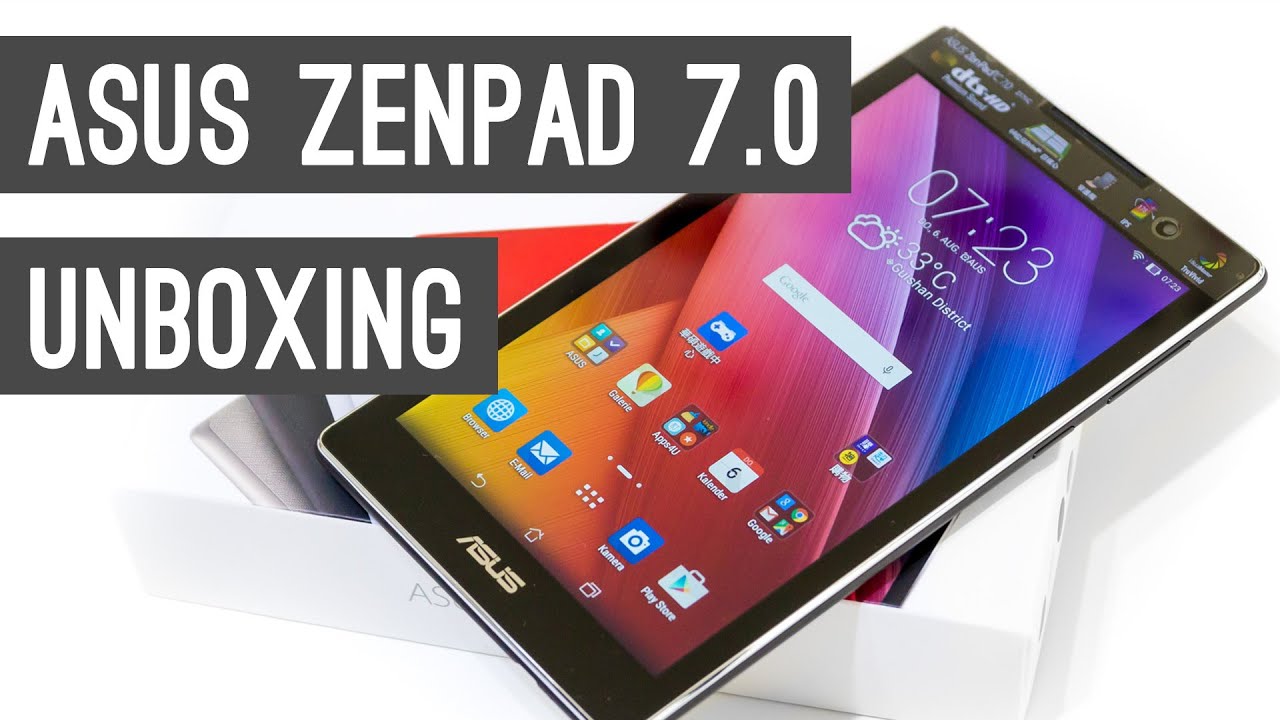 ASUS ZenPad C 7.0 - Auspacken und Überprüfen