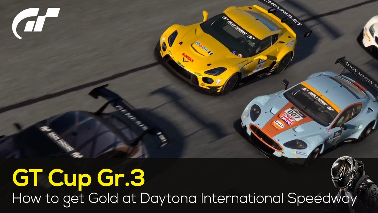Как получить золото в гонке GT Cup Gr.3 на международном автодроме Дайтона (HARD) — 