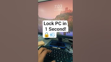 Quick Break? Lock Your PC Faster Than Ever!🧑‍💻🔒#shorts #techtips #windows #hacks #shortcut #security