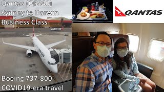 Qantas Business Class [COVID] - Sydney to Darwin - Boeing 737-800