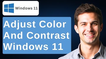 Navigate The Color And Contrast Settings _ Windows 11 [2025 Guide]