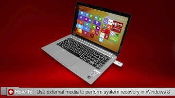 Toshiba How-To: Performing a system recovery with external recovery media in Windows 8