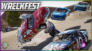 90s NASCAR Elevated Figure 8! | Wreckfest