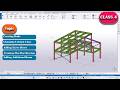 CLASS 4 | MODELING STEEL RAFTERS AND BRACING | TEKLA STRUCTURE FULL COURSE IN BANGLA