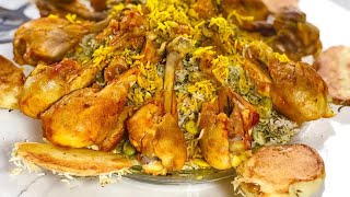 How to Make Persian Dill Rice (باقالی پلو با مرغ / Baghali Polo ba Morgh) l Flavorsome Kitchen