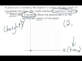 Rocket Flight and Vertex Analysis