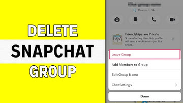 How To Delete Snapchat Group (2024)