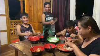 Seafoods Dinner - Butered Shrimp Ginataan na Tambakol | House of MK