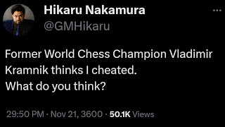 Vladimir Kramnik Thinks I Cheated!!!!