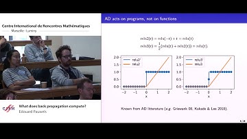 Edouard Pauwels: What does back propagation compute?