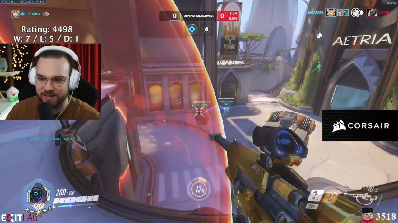 17K HEAL! Ml7 INSANE ANA Gameplay Overwatch Season 31 Top 500