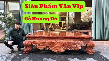Siêu Phẩm Sập Gỗ Hương Đá Trơn Chọn Vân Loang Siêu Đẹp - Đồ Gỗ Nam Quỳnh