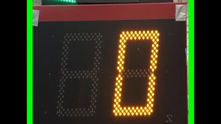 Official UCI time trial start clock, countdown for 25 starts