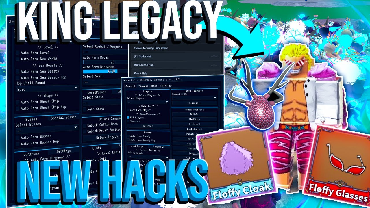 Best Free King Legacy Script - Auto Farm & More » Download Free Cheats &  Hacks for Your Game