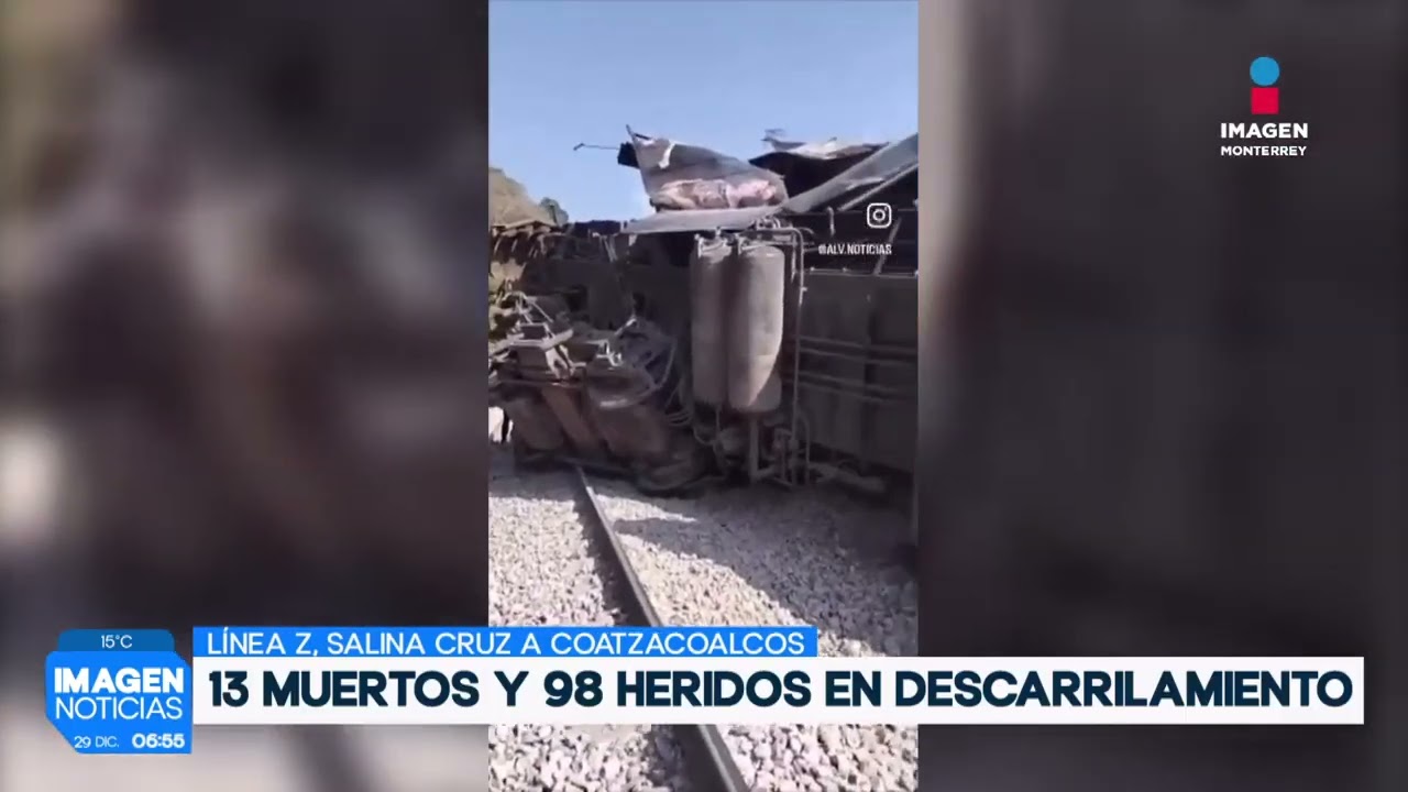 13 muertos tras descarrilamiento del Tren Interoceánico | Noticias MTY primera emisión
