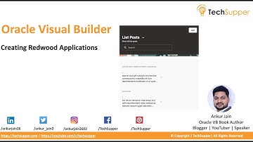 Creating Redwood Application in Oracle Visual Builder | Oracle VBCS | OIC | ORACLE Redwood #oic