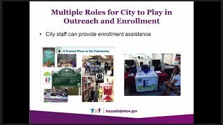 Webinar: Engaging Local Municipalities in Outreach & Enrollment Efforts (6/20/17) Update