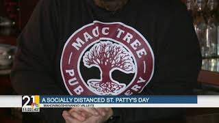 Valley bars prep for a socially-distanced St. Patrick's Day