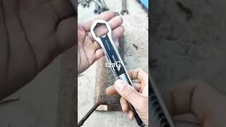 Universal Adjustable Wrench Demo, Multi Function Universal Wrench Spanner Set #shorts #viral #tools