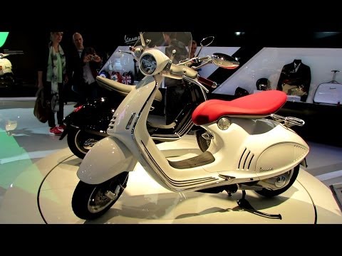 2014 Vespa 946 Scooter Walkaround - 2013 EICMA Milano Motorcycle Exhibition