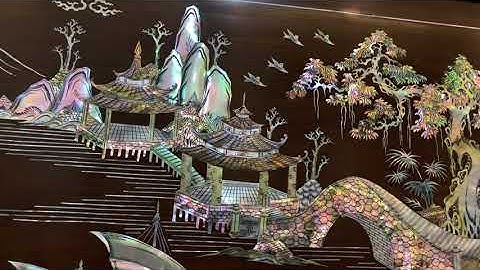 bộ trường song tiện,tranh thuận buồm xuôi gió khảm ốc,tranh trắc cẩn ngà,khay trà,kỷ trắc,tráp....