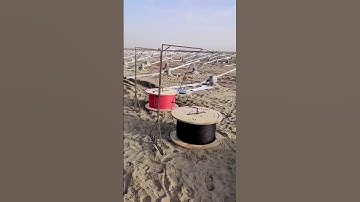 Cable reel pulling tool- Good tools and machinery make work easy