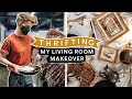 THRIFTING My Dream LIVING ROOM MAKEOVER!