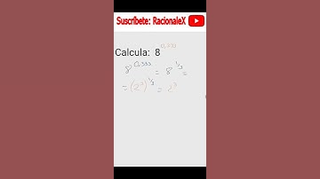 ¡Truco para calcular potencia con exponente decimal! #decimal #potencias #truco #racionalex