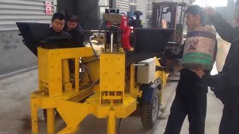M7MI TWIN diesel engine hydraform interlock clay brick machine south africa