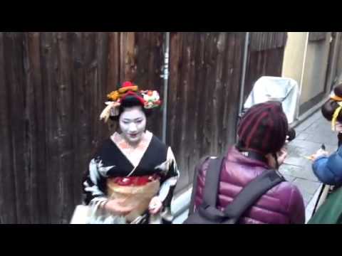 祇園甲部 舞妓 芸妓 始業式14 1 7 多摩のつる葉さん Youtube