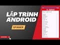 [Android Kotlin 2024] 13. Spinner | Thắng Acoustic