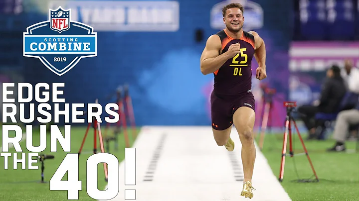 Edge Rushers Run the 40-Yard Dash | 2019 NFL Scout...