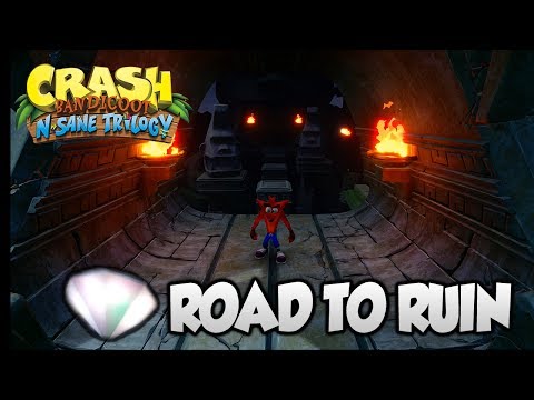 Crash Bandicoot 2 - "Road to Ruin" 100% 1st Clear Gem and All Boxes (PS4 N  Sane Trilogy) - YouTube
