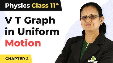 Velocity Time Graph in Uniform Motion - Motion in a Straight Line | Class 11 Physics