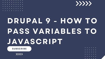 How to pass variable to JS in Drupal | Drupal 10 Tutorial
