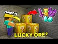 Minecraft but every ore is lucky block