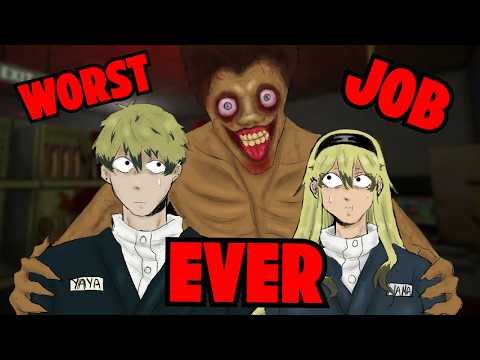 Naoya and Fem Naoya Get a Creepy Job (Shift at Midnight)