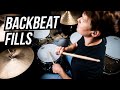 4 Groovy Backbeat Fills