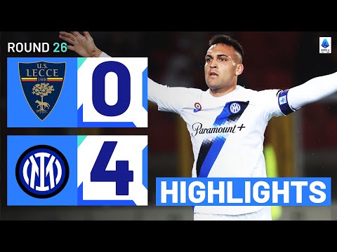 LECCE-INTER 0-4 | HIGHLIGHTS | Lautaro hits historic milestone in Serie A! | Serie A 2023/24