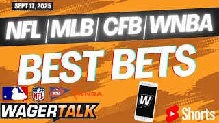 WagerTalk TV SHORTS LIVE | Free Sports Picks | Sports Betting Predictions & Tips | Wednesday 9/17/25
