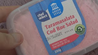 Unboxing And Test Of Chef Select Taramasalata Cod Roe Salad