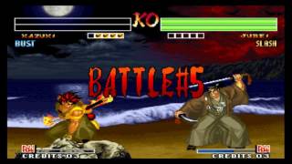review các skill của Kazuki Kazama (Bust) trong Samurai shodown 4 screenshot 5