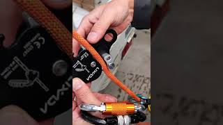クライミングセルフビレイデバイスを使用して安全に作業をする方法LIXADA アッセンダー ショート編