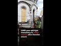 Repairs begin at 1,000-year-old Kyiv monastery after Russian attack