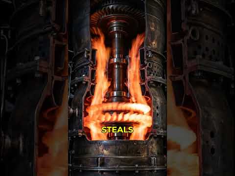 How a Turbojet Engine Works: Suck, Squeeze, Burn, Blast #turbojet #engineering