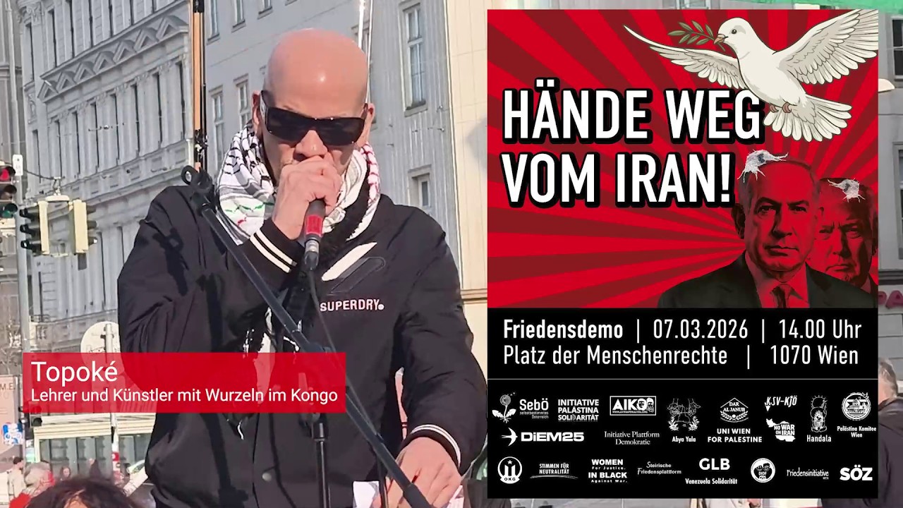 Topoké auf der Demo 
