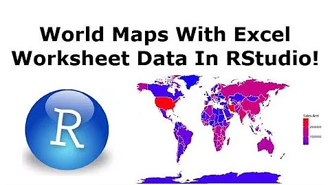 RStudio - How to make world maps with Excel Data and ggplot