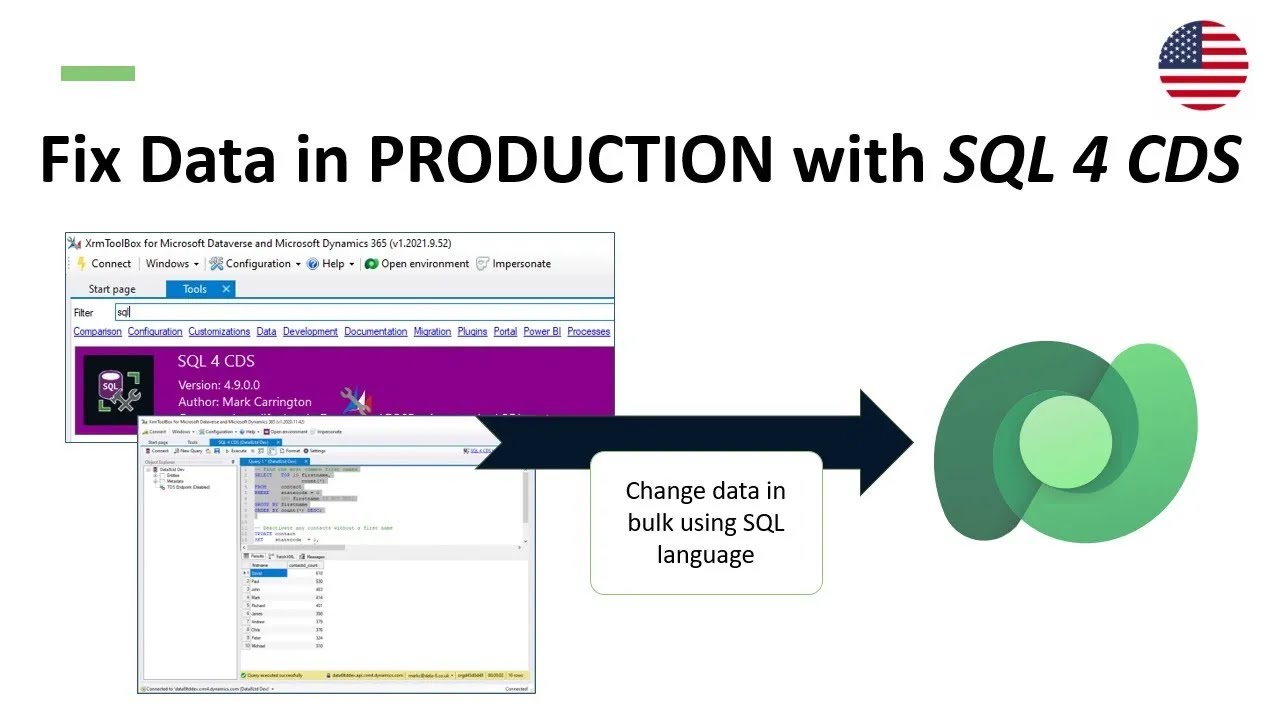 Use SQL to Interact with Dataverse and Perform Bulk Updates | SQL4CDS ...